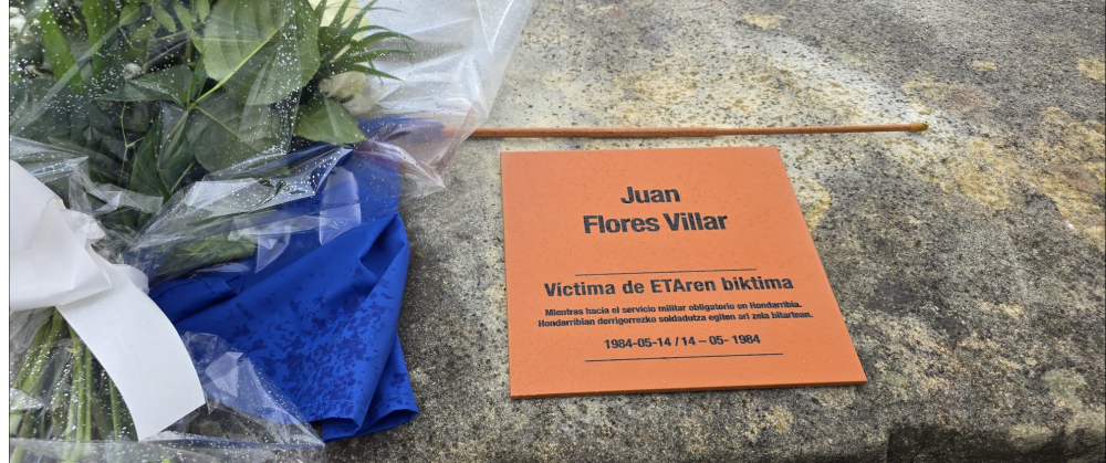 Placas en memoria de las víctimas del terrorismo OCTUBRE 2025